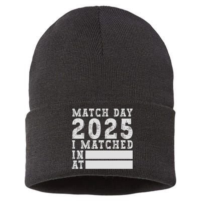 Match Day 2025 Medical School Residency Medicine Physicians Sustainable Knit Beanie