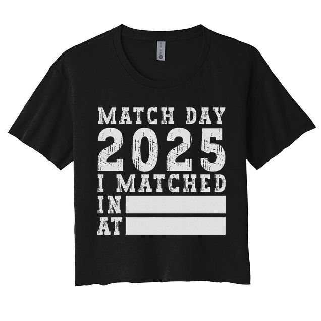 Match Day 2025 Medical School Residency Medicine Physicians Crop Top