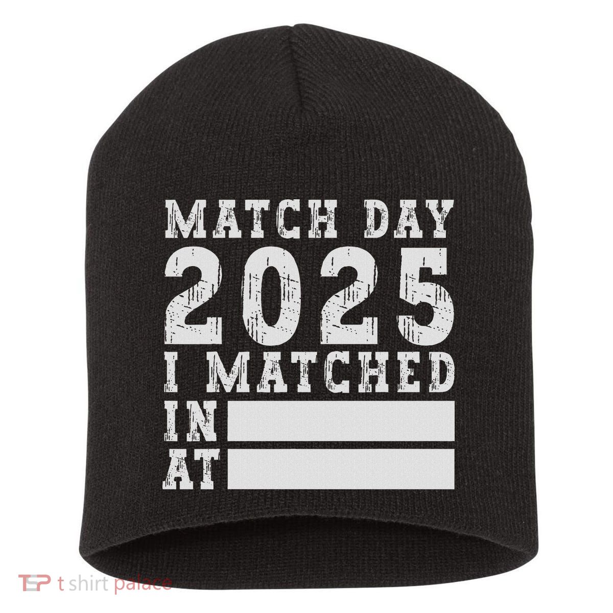 Match Day 2025 Medical School Residency Medicine Physicians Short Acrylic Beanie