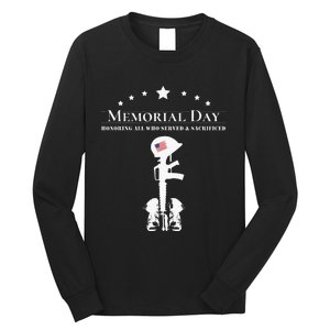 Memorial Day 2024 Fallen Soldier Long Sleeve Shirt