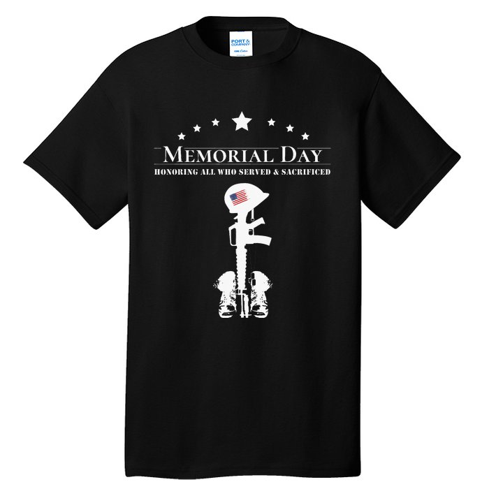 Memorial Day 2024 Fallen Soldier Tall T-Shirt