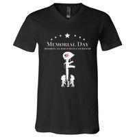 Memorial Day 2024 Fallen Soldier V-Neck T-Shirt