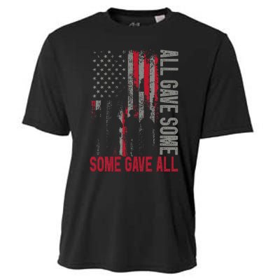 Memorial Day 2024 All Gave Some Some Gave All Veteran Cooling Performance Crew T-Shirt