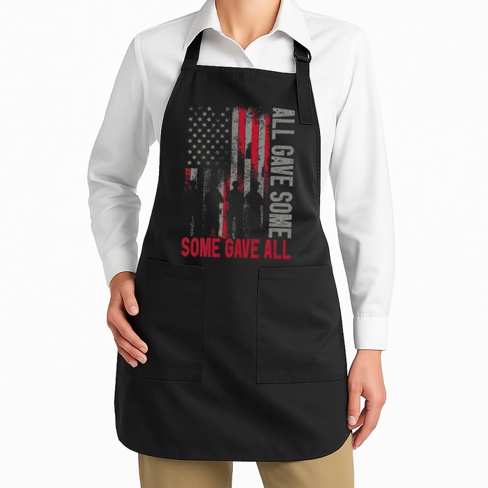 Memorial Day 2024 All Gave Some Some Gave All Veteran Apron