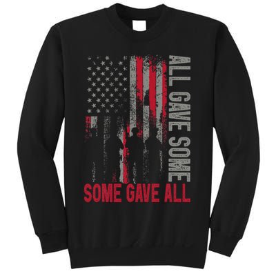 Memorial Day 2024 All Gave Some Some Gave All Veteran Sweatshirt
