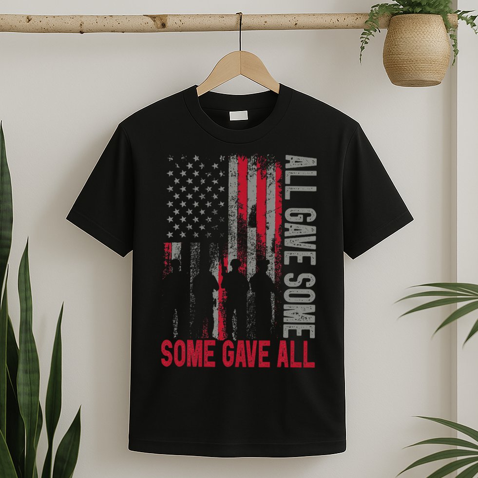 Memorial Day 2024 All Gave Some Some Gave All Veteran T-Shirt
