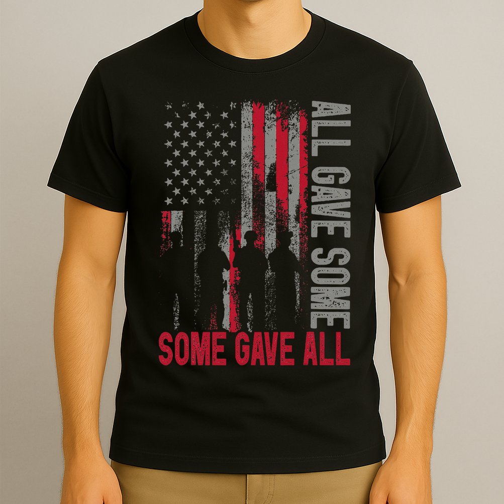 Memorial Day 2024 All Gave Some Some Gave All Veteran T-Shirt
