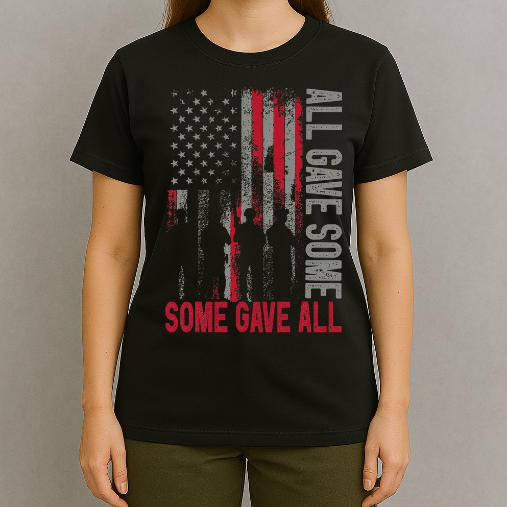 Memorial Day 2024 All Gave Some Some Gave All Veteran T-Shirt