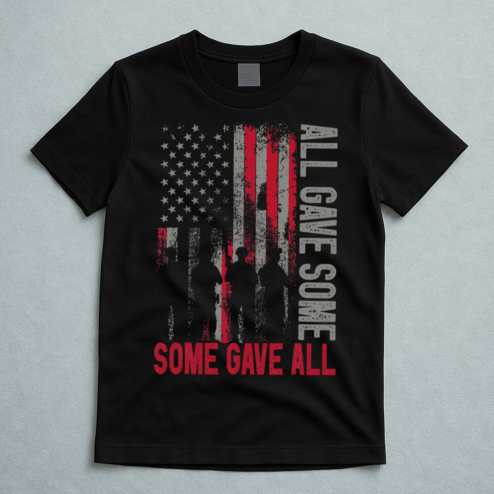Memorial Day 2024 All Gave Some Some Gave All Veteran T-Shirt