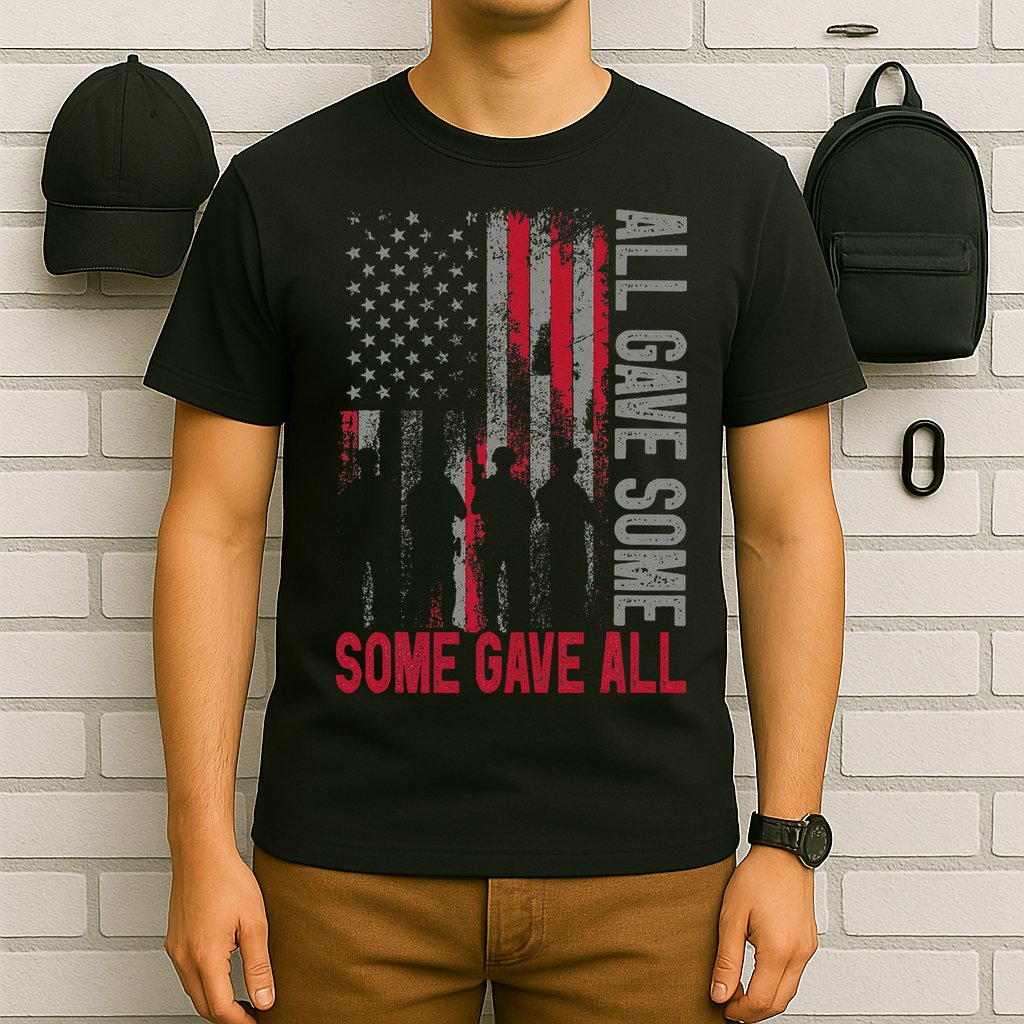 Memorial Day 2024 All Gave Some Some Gave All Veteran T-Shirt