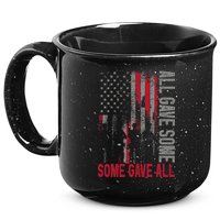 Memorial Day 2024 All Gave Some Some Gave All Veteran 15oz Campfire Ceramic Mug