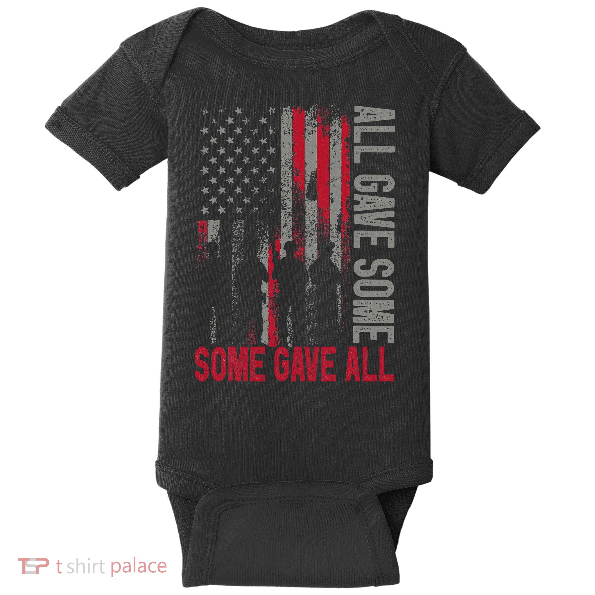 Memorial Day 2024 All Gave Some Some Gave All Veteran Baby Bodysuit