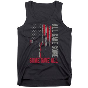 Memorial Day 2024 All Gave Some Some Gave All Veteran Tank Top