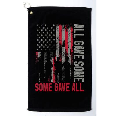 Memorial Day 2024 All Gave Some Some Gave All Veteran Golf Towel