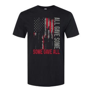 Memorial Day 2024 All Gave Some Some Gave All Veteran Softstyle CVC T-Shirt