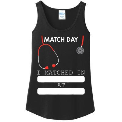 Match Day 2024 Future Doctor Physician Residency Fill In Ladies Essential Tank