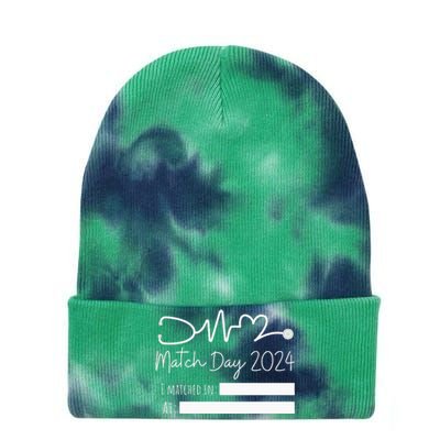 Match Day 2024 Future Doctor Physician Residency Fill In Tie Dye 12in Knit Beanie