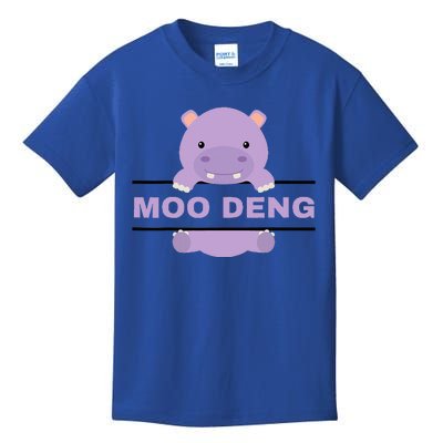 Moo Deng 2024 Moo Deng Moo Deng Cute Baby Hippo Kids T-Shirt