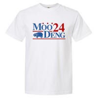 Moo Deng 2024 Moo Deng Moo Deng Cute Baby Hippo Garment-Dyed Heavyweight T-Shirt