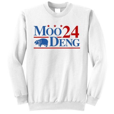 Moo Deng 2024 Moo Deng Moo Deng Cute Baby Hippo Sweatshirt