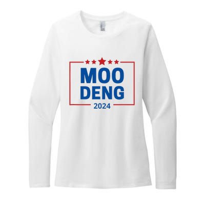 Moo Deng 2024 Womens CVC Long Sleeve Shirt