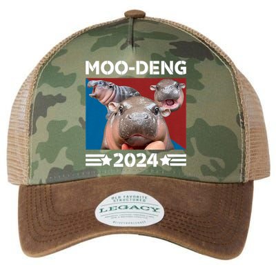Moo Deng 2024 For President Legacy Tie Dye Trucker Hat