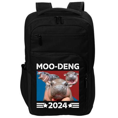 Moo Deng 2024 For President Impact Tech Backpack