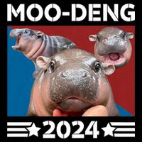 Moo Deng 2024 For President Impact Tech Backpack