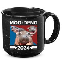 Moo Deng 2024 For President 15oz Campfire Ceramic Mug