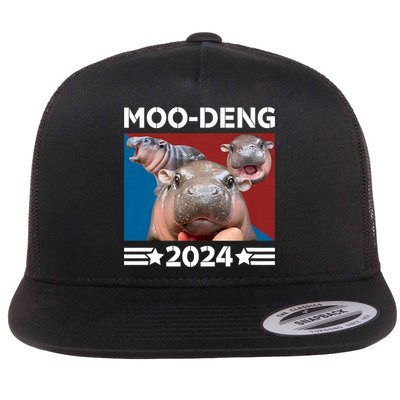 Moo Deng 2024 For President Flatbill Hat