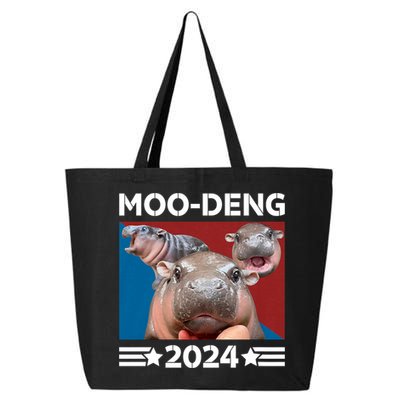 Moo Deng 2024 For President 25L Jumbo Tote
