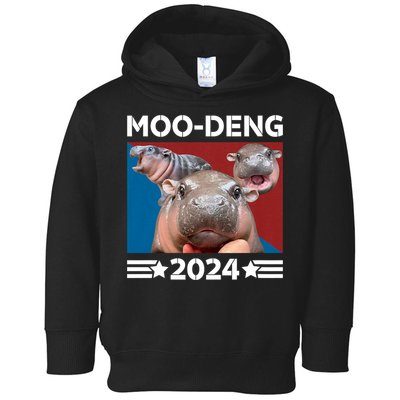 Moo Deng 2024 For President Toddler Hoodie