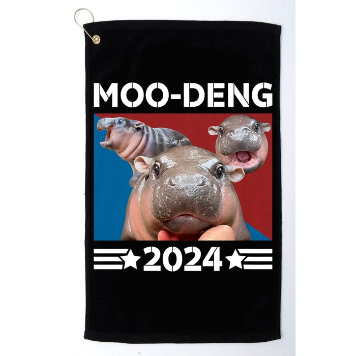 Moo Deng 2024 For President Golf Towel