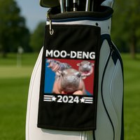 Moo Deng 2024 For President Golf Towel