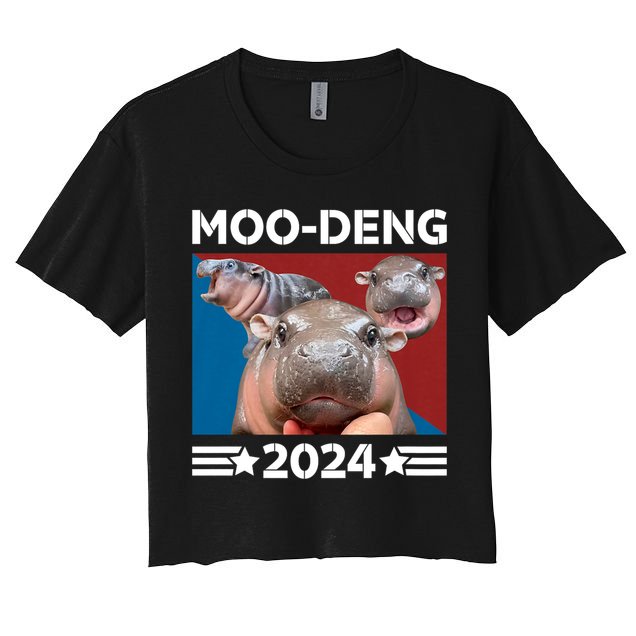 Moo Deng 2024 For President Crop Top