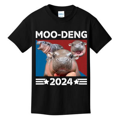 Moo Deng 2024 For President Kids T-Shirt