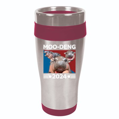 Moo Deng 2024 For President 16oz Travel Tumbler