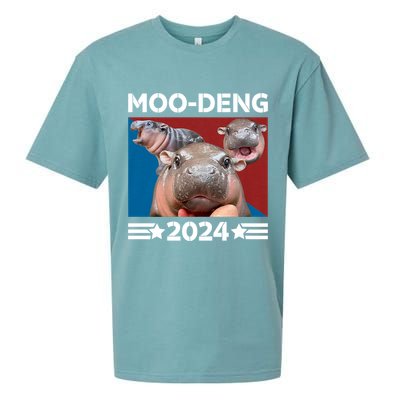 Moo Deng 2024 For President Sueded Cloud Jersey T-Shirt