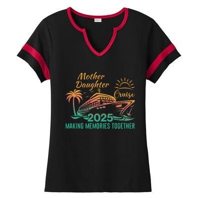 Mother Daughter 2025 Cruise Making Memories Together Ladies Halftime Notch Neck Tee