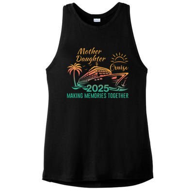 Mother Daughter 2025 Cruise Making Memories Together Ladies PosiCharge Tri-Blend Wicking Tank