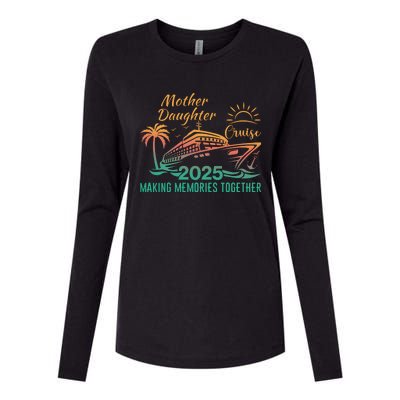 Mother Daughter 2025 Cruise Making Memories Together Womens Cotton Relaxed Long Sleeve T-Shirt