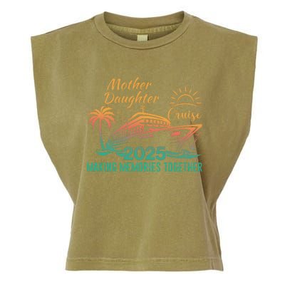 Mother Daughter 2025 Cruise Making Memories Together Garment-Dyed Women's Muscle Tee