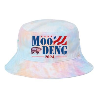 Moo Deng 2024 Moo Deng Moo Deng Cute Baby Hippo Tie Dye Newport Bucket Hat