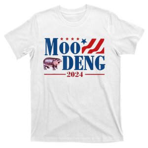 Moo Deng 2024 Moo Deng Moo Deng Cute Baby Hippo T-Shirt