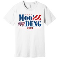 Moo Deng 2024 Moo Deng Moo Deng Cute Baby Hippo Premium T-Shirt