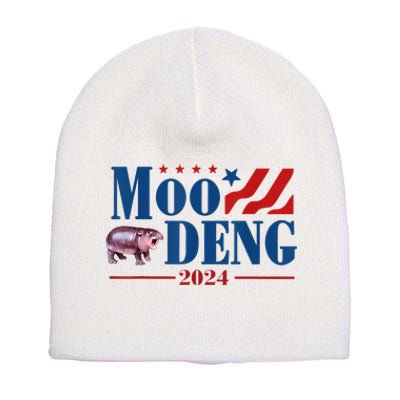 Moo Deng 2024 Moo Deng Moo Deng Cute Baby Hippo Short Acrylic Beanie