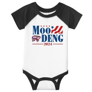 Moo Deng 2024 Moo Deng Moo Deng Cute Baby Hippo Infant Baby Jersey Bodysuit