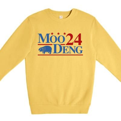 Moo Deng ’24 Premium Crewneck Sweatshirt