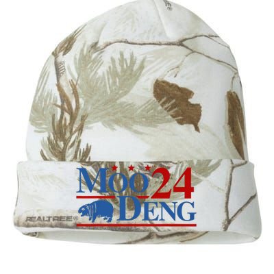 Moo Deng 2024 Moo Deng Moo Deng Cute Baby Hippo Kati Licensed 12" Camo Beanie