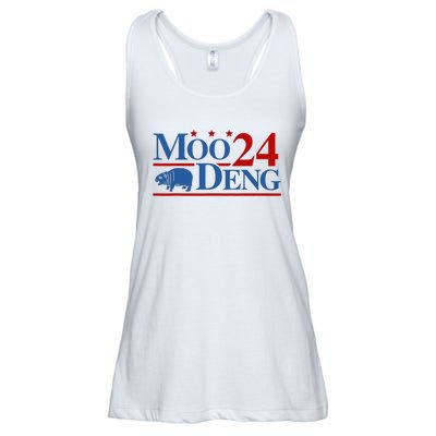 Moo Deng 2024 Moo Deng Moo Deng Cute Baby Hippo Ladies Essential Flowy Tank